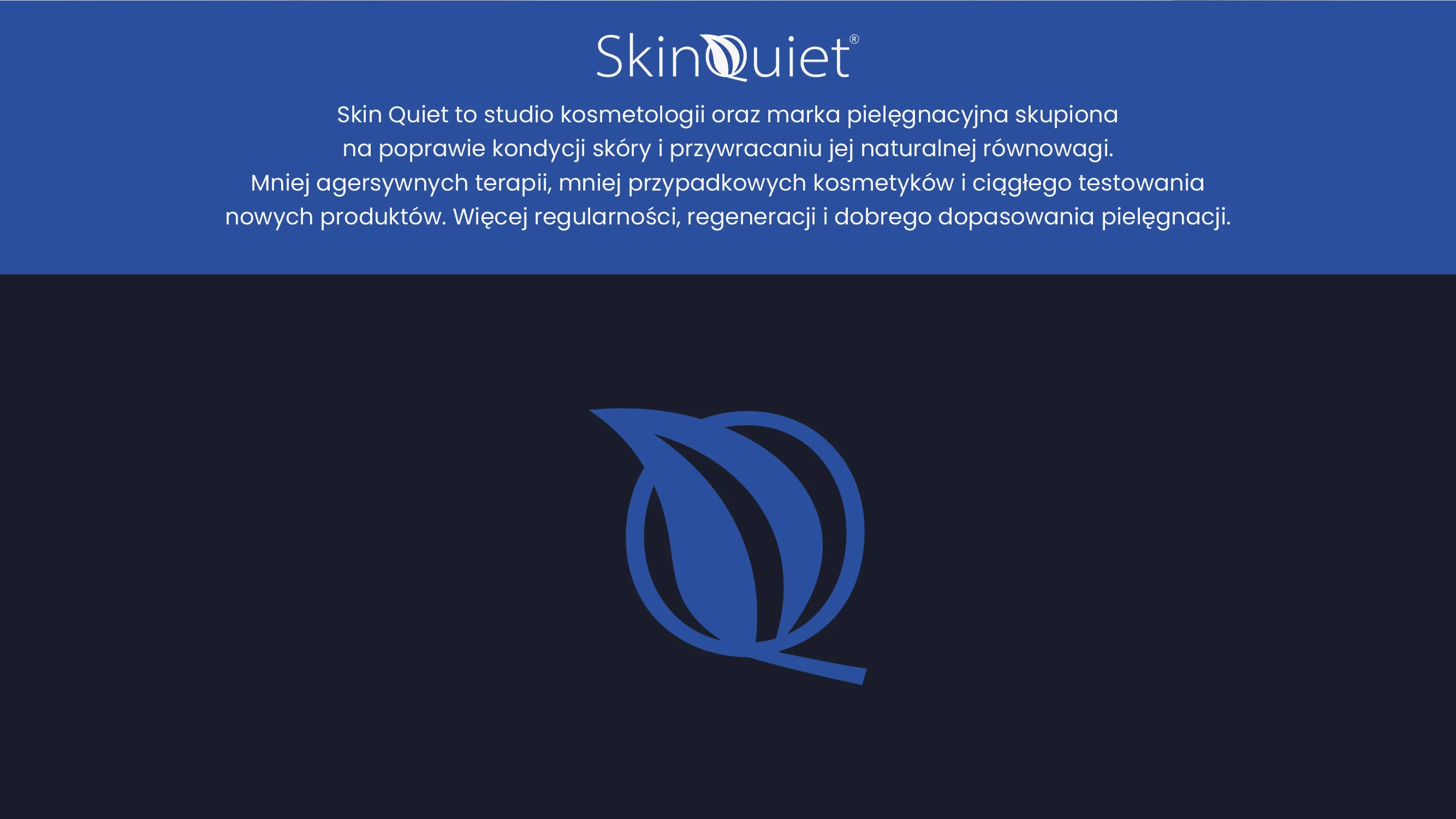 Skin Quiet – prezentacja identyfikacji wizualnej